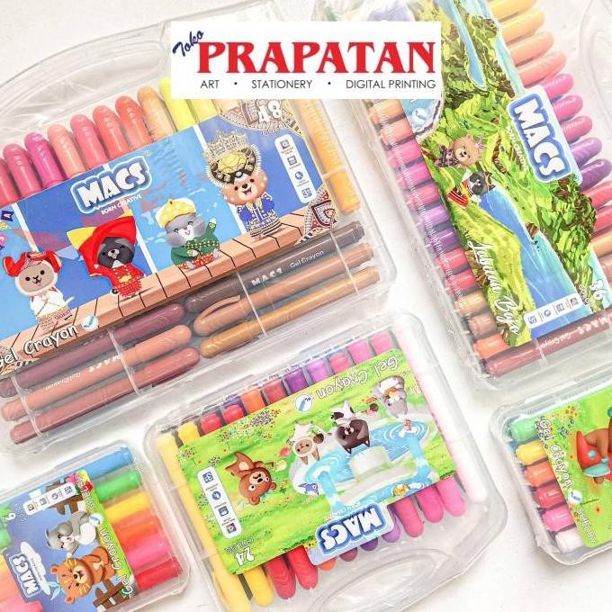 

MACS GEL CRAYON 6/12/24/36/48 WARNA | KRAYON GEL KRAYON WARNA SEKOLAH TERBARU ASLI 100% ORIGINAL OFFICIAL MODERN GARANSI BRAND TERLARIS DISKON GROSIR COD TREND 2025 NEGO BAYAR DI TEMPAT DISKON GRATIS ONGKIR