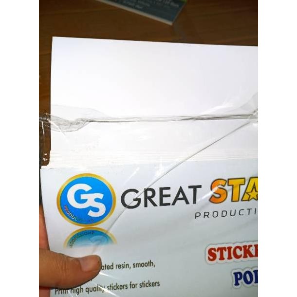 

Sticker Matte Polyposter WP Plastik(Anti Air/Water Proff) A4/20 SV9