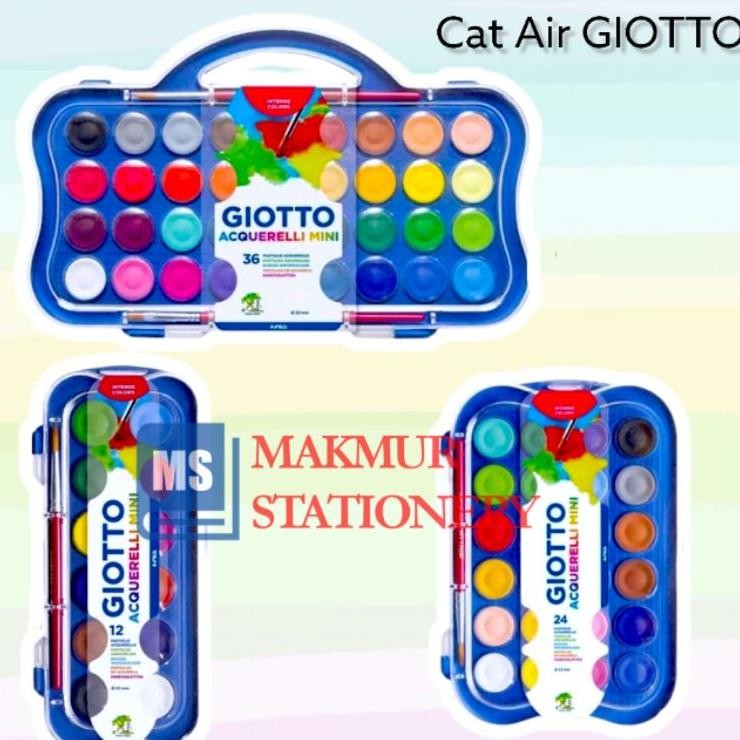 

Cat Air Giotto Giotto Acquerelli Mini Watercolour Cake Set Warna