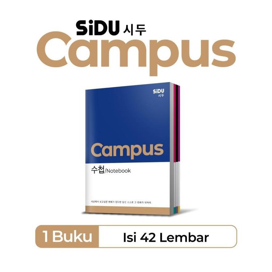 

Buku Tulis SIDU 42 Lembar Maxi - 1 Pak / 5 Buku SV9