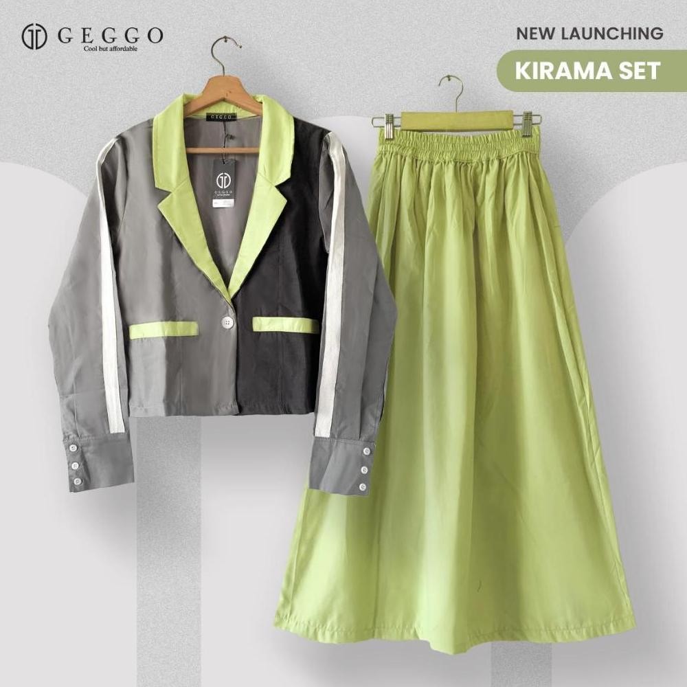 GEGGO WOMAN  - KIRAMA SET / SETELAN BLAZER / SETELAN ROK / SETELAN WANITA AST
