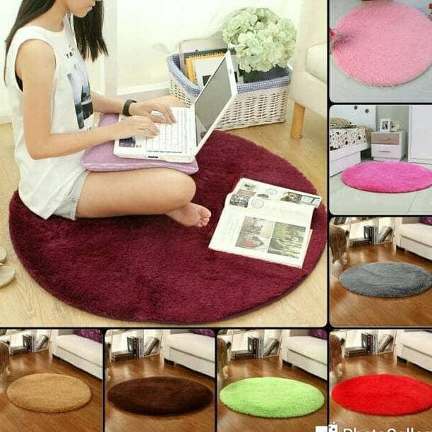 karpet bulu pengganti tikar bahan lembut ukuran besar empuk