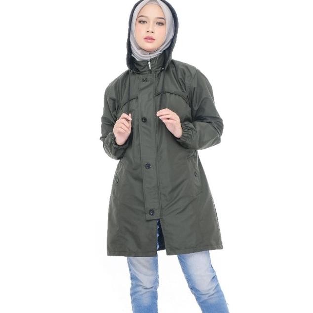 ANAPHA jaket parka syari muslimah jaket hijab hijabers jaket parka wanita panjang jacket hijaber sya