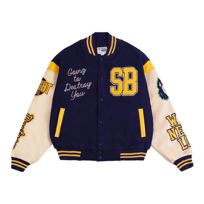 Shining Bright Campus Varsity - Navy (Best Quality)