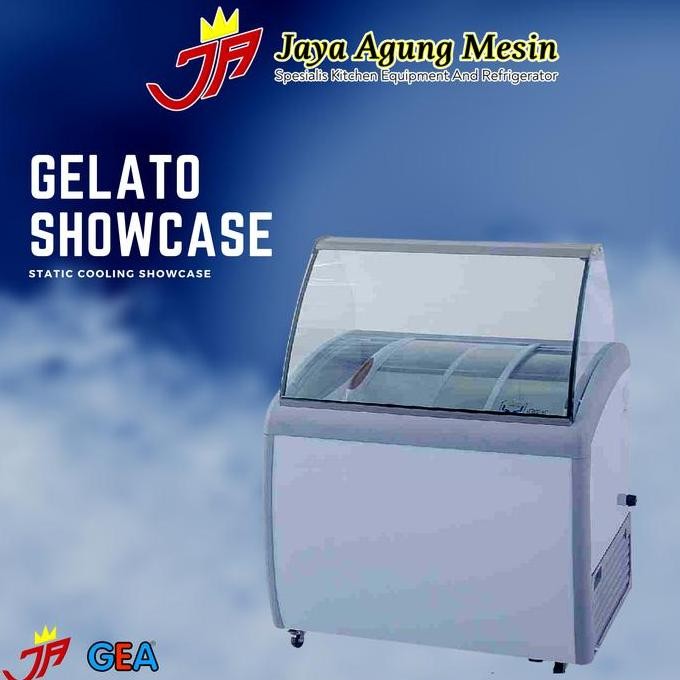 GELATO SHOWCASE / DISPLAY ICE CREAM TIPE RI-260 AUG