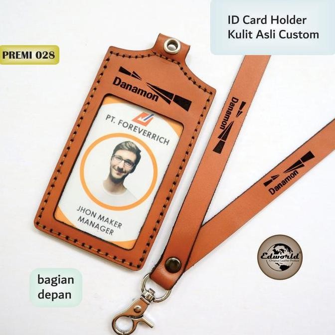 

TERBARU - ID CARD HOLDER KULIT ASLI CUSTOM
