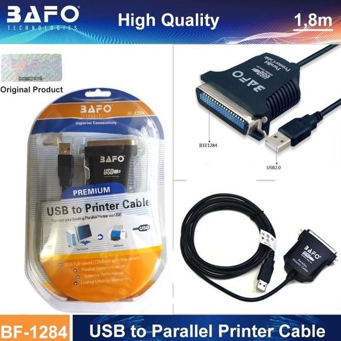 Kabel USB TO PARARREL BAFO ( USB TO LPT )
