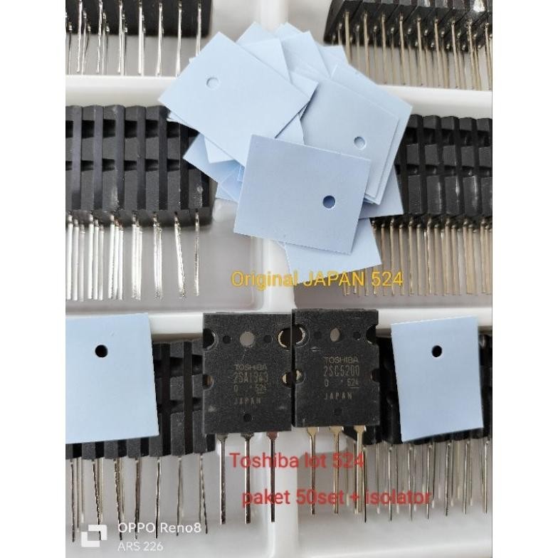 Toshiba 2SA 1943 2SC 5200 LOT 524 Transistor Toshiba lot 524 paket 50set