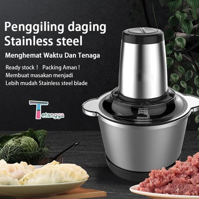 

Combo 3In1 (Cod) Stainless Blender Daging Penggiling +1Set Pisau Makaron+ 4Pcs Mangkuk Set Terlaris