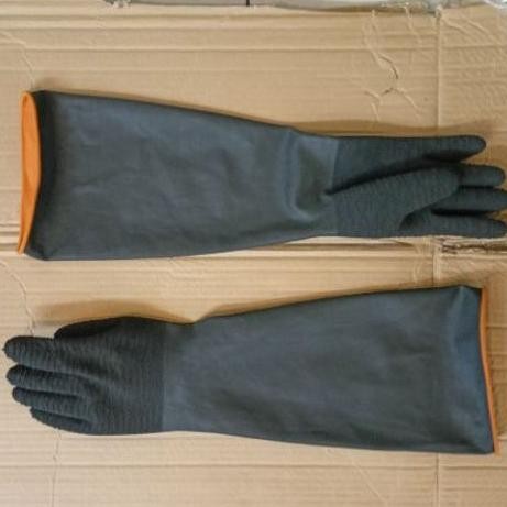 Sarung Tangan Karet Chemical Sandblasting Sarung Tangan Karet Panjang