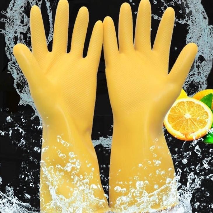 Sarung Tangan Karet Latex Tebal Size S Xl Alat Kebersihan
