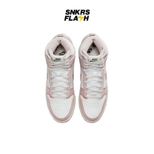 NIKE Dunk Hi 1985 Barely Rose Denim Sepatu Sneakers Pria - DQ8799100 - Size 44.5