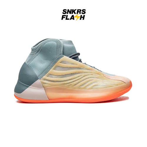 ADIDAS Yeezy Qntm Hi Res Coral Sepatu Sneakers Pria - HP6595 - Size 42.7