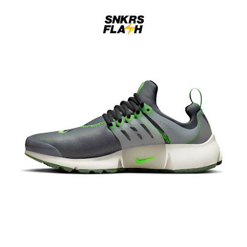 NIKE Presto Smoke Grey Scream Green Sepatu Sneakers Pria - FJ2685001 - Size 38.5