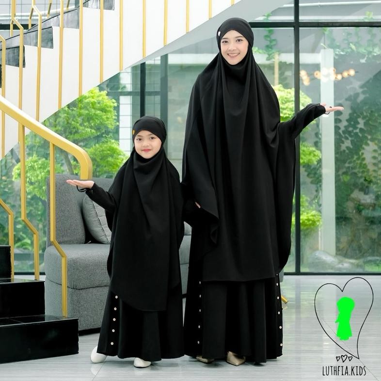 Luthfia kids-Gamis Couple Mom and Kids/MIRABELLA SET FREE CADAR AST