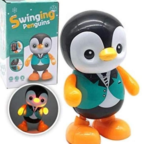 Mainan Anak Pinguin Dancing Music Lhting Mainan Dance Pinguin