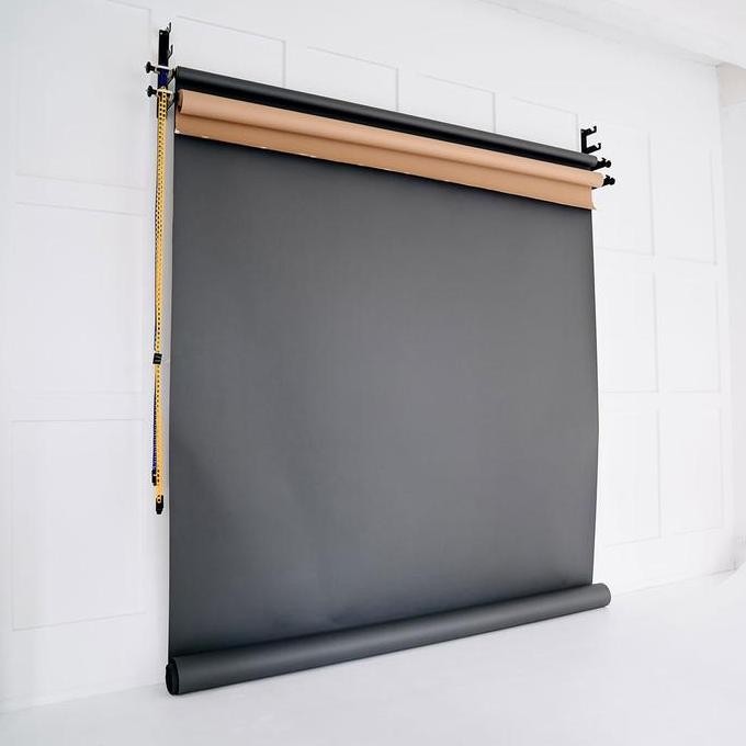 Stand Background Bracket Green Screen Tiang Backdrop Manual Chain Roll Terlaris