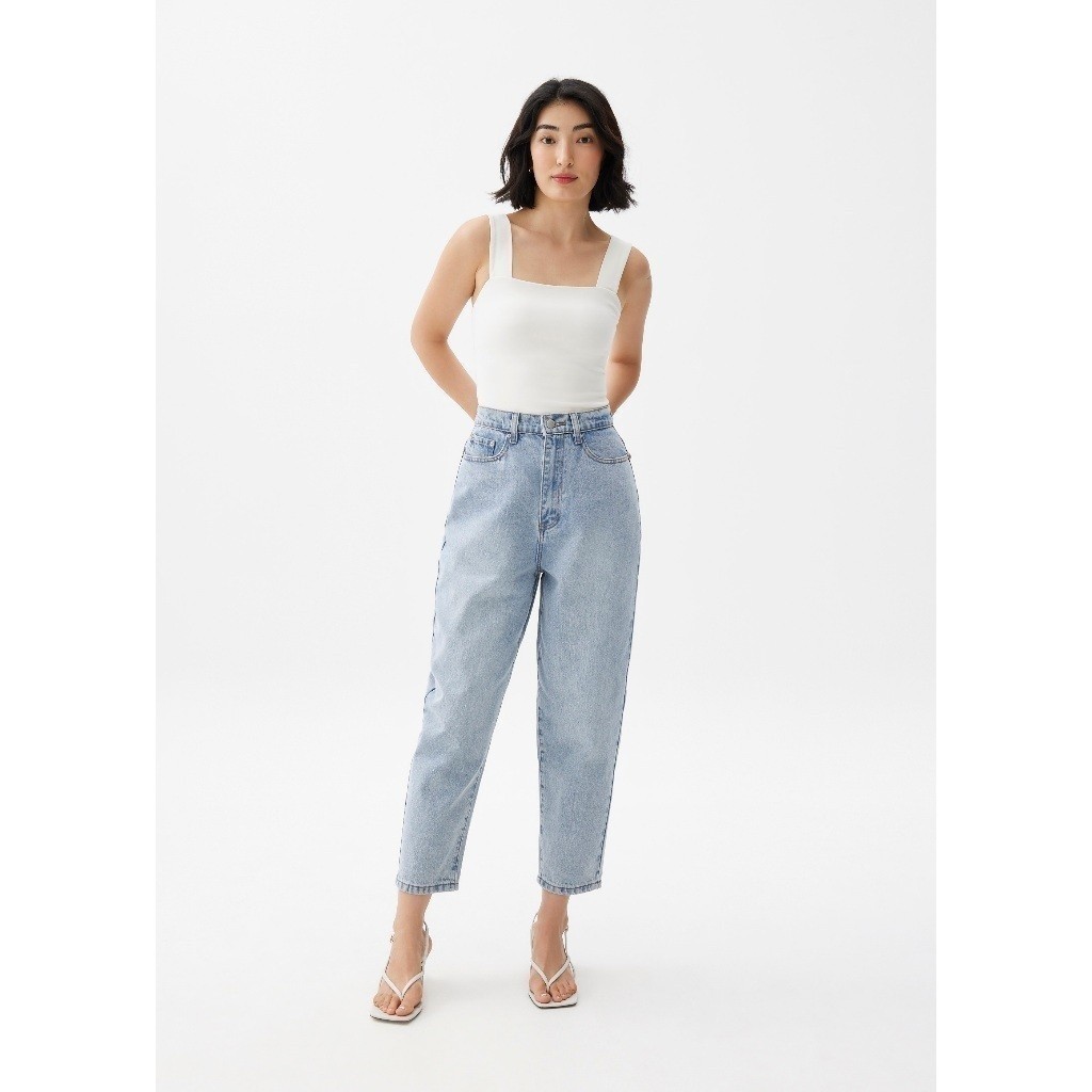 Love, Bonito - Celana Wanita - Flynn Cropped Mom Jeans