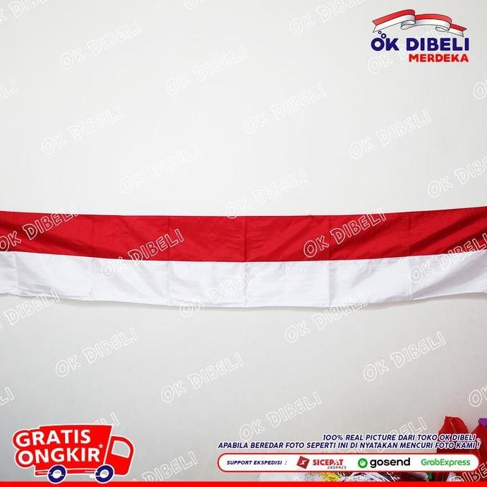 Bendera Merah Putih Panjang 3M Bendera Umbul Umbul Indonesia Polos [terbaik]