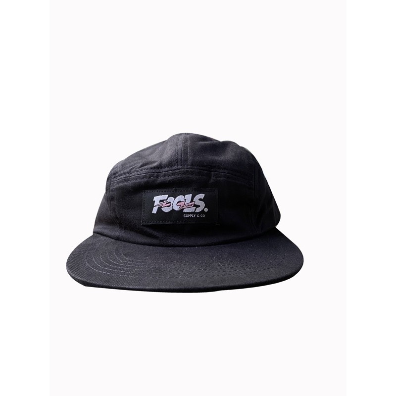 FLS HAT 5 PANEL BLACK | TOPI PANEL FOOLS
