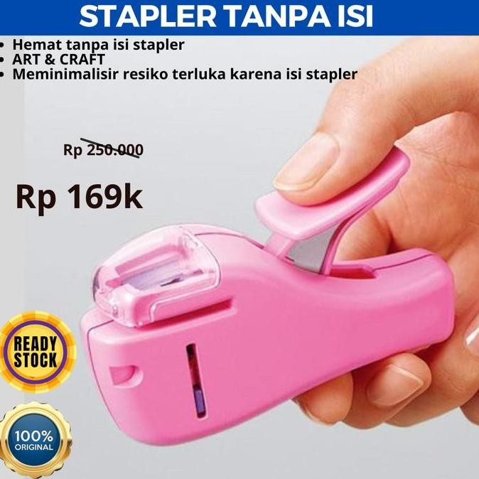 

Kokuyo Harinacs Stapler Tanpa Isi Hemat Tidak Perlu Isi Stapler