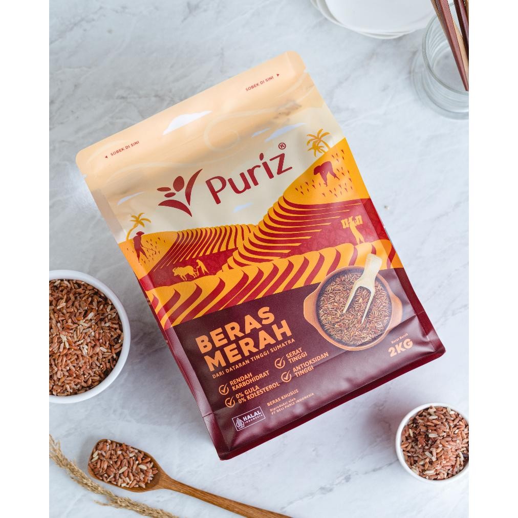 

Puriz Beras Merah - 2kg x 2 Pack