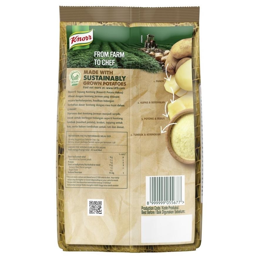 

Knorr Potato Flakes 500G Serbaguna Berkualitas Tinggi
