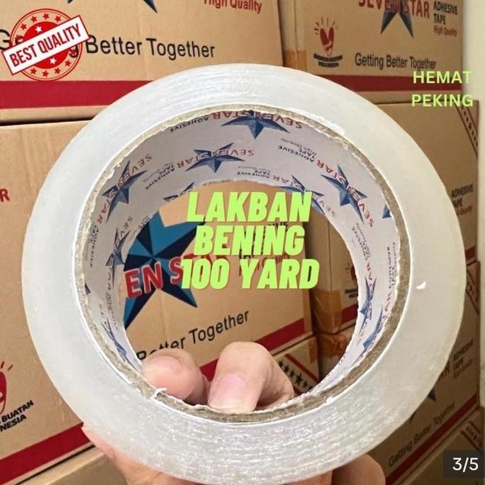 

Lakban 100 Yard 1 Dus Isi 72 Pcs Bening Coklat Co