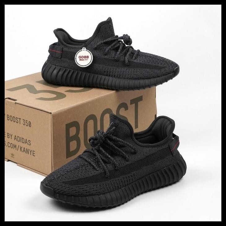 Yeezy Boost 350 V2 Black Static Full Reflective Harga Promo