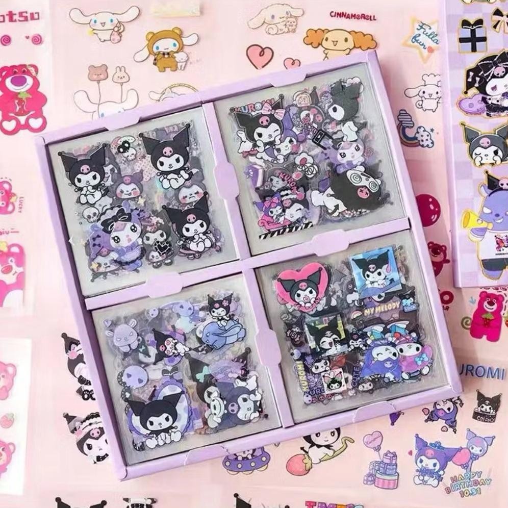 

Joeraganlapak Sticker Sanrio Lotso Isi 100 Pcs Per Box Kuromi Kulomi Cinnamoroll My Melody Terbaru Viral Stiker Nono Mini Besar Jumbo Anak Hiasan Tempelan Stock