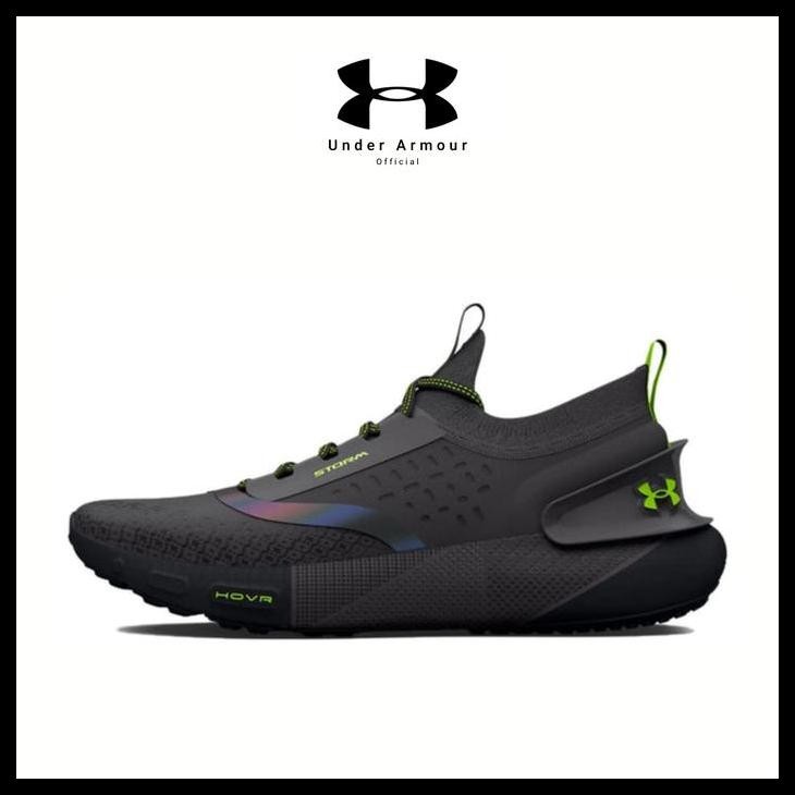 Sepatu Under Armour Hovr Phantom 3 Strorm " Jet Grey Iridescent " Harga Promo