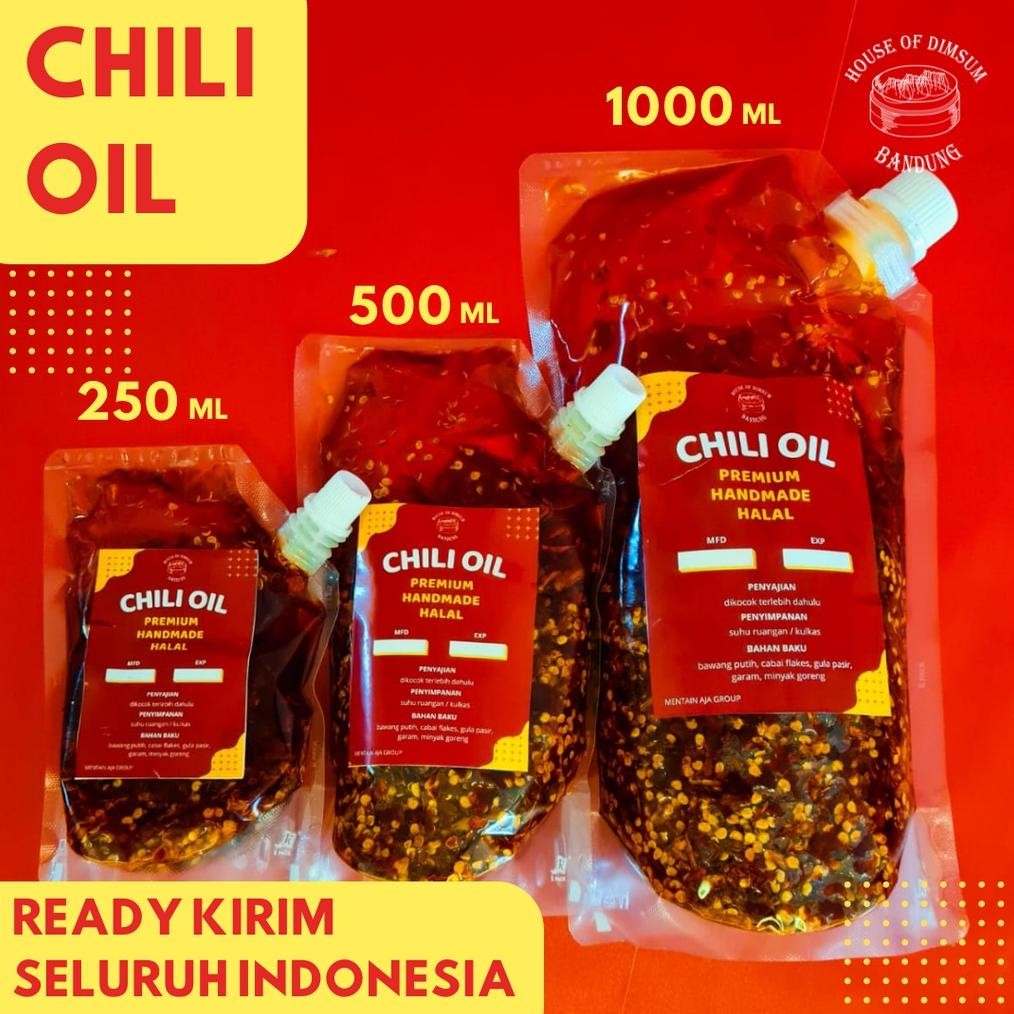 

Chili Oil Minyak Cabai Pedas 1000ml RB10