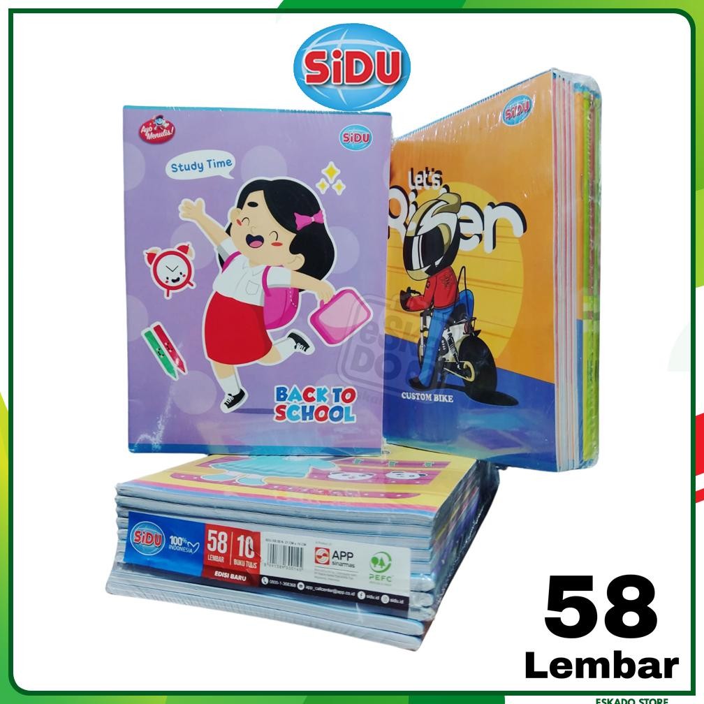 

Buku Tulis SIDU 58 / Sinar Dunia 58 Lembar