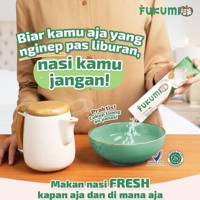 

Fukumi Beras Porang Box 280gr | Instant Konjac Rice - Mudah & Praktis RB10