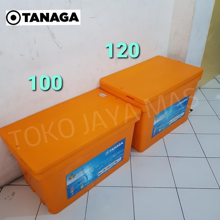 Coolbox Tanaga 100 Liter / Cooler Box / Tempat Es Batu Kristal Termos Ikan Fresh Original Dan Terper