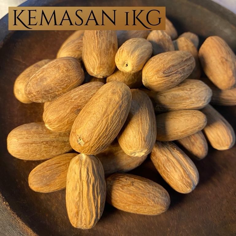 

Biji Pala Lonjong 1kg / Biji Pala Panjang / Nutmeg Seed / Bumbu Masak / Rempah-rempah / Herbal RB10