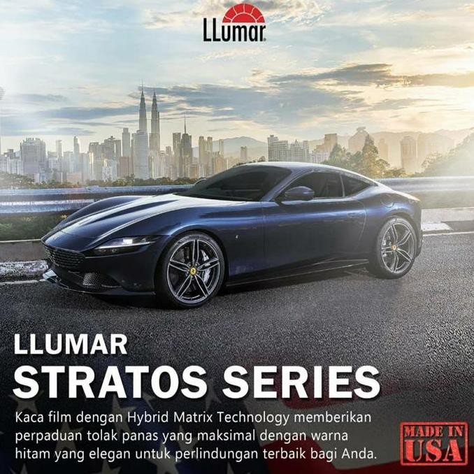 Kaca Film Mobil Llumar Kaca Depan Stratos Series Resmi Original
