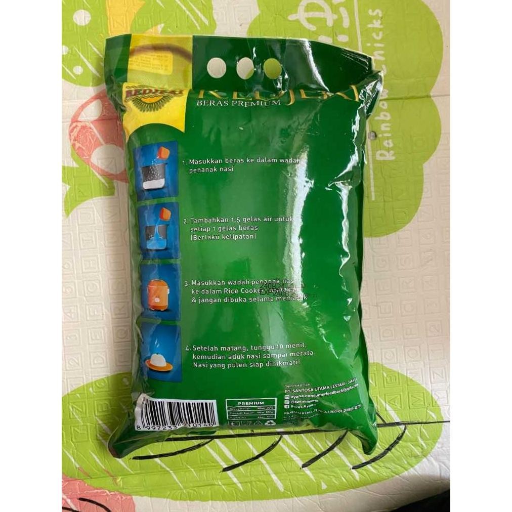 

Beras Kemasan 5liter Cap Pandan Wangi Bandung RB10