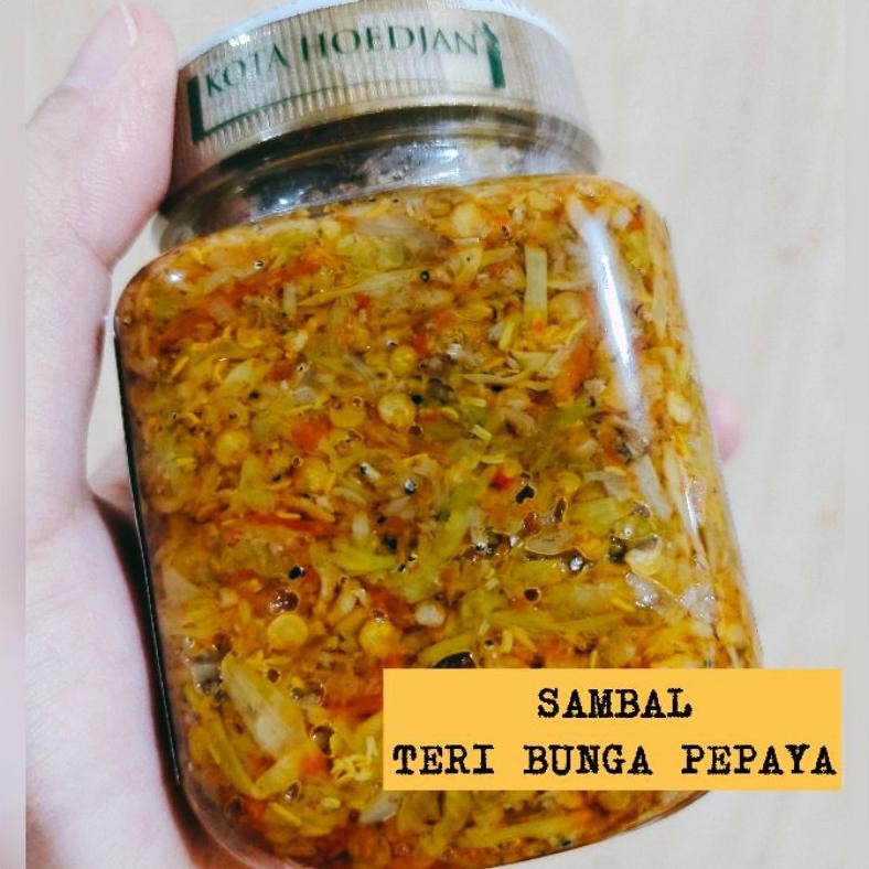 

[Ready Siap Kirim] Teri Medan + Bunga Pepaya - Sambal Kota Hoedjan RB10