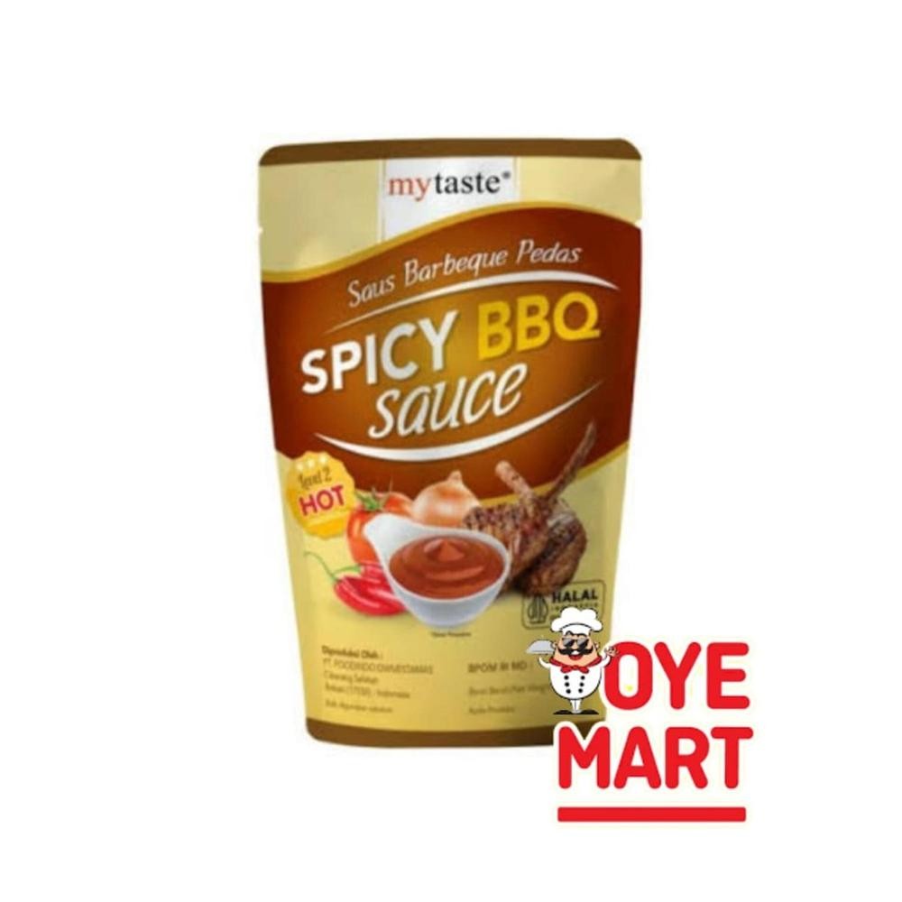 

MYTASTE SPICY BBQ SAUCE LEVEL 3 500GR / SAUS BARBEQUE PEDAS RB10