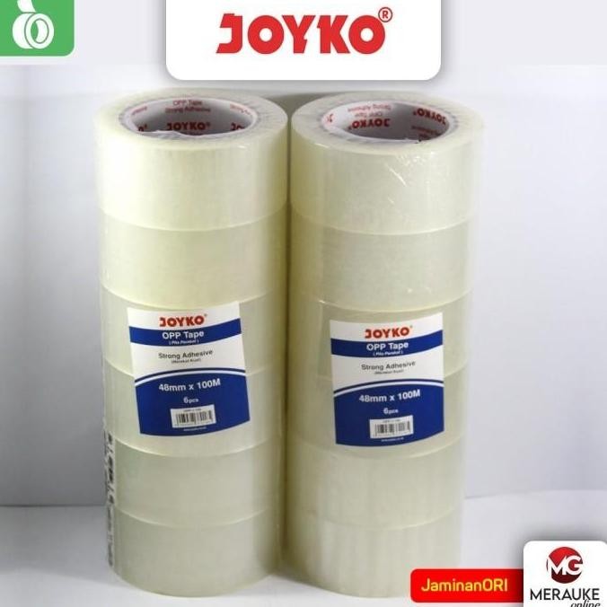 

Opp Lakban Bening Joyko 1-100 48Mm X 100M (1 Karton Isi 12 Slop) Co