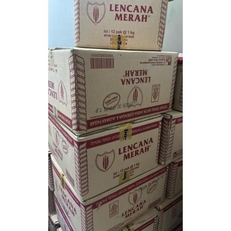 

Tepung Terigu Cap Lencana Merah 1 dus / 1 Karton Dos 12 kg isi 12 pcs 1 kg