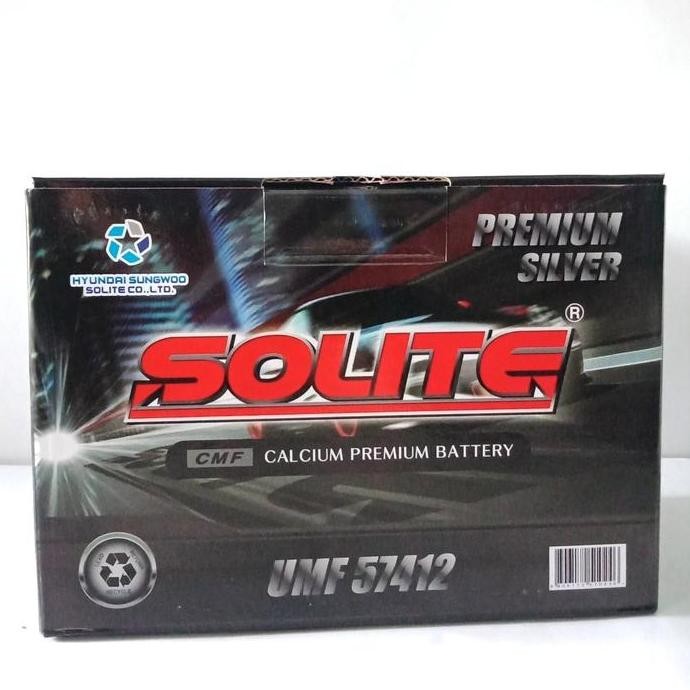 Berkualitas SOLITE 57412 MF AKI KERING MOBIL INNOVA REBORN DIESEL HARGA KHUSUS TT MURAH