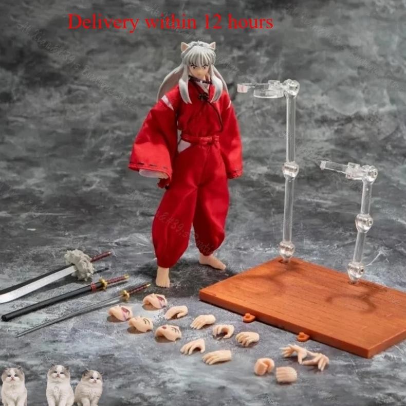 Great Toys Dasin Inuyasha Sesshoumaru 1/12 Pvc Action Figure Inuyasha Anime 16Cm/6 Inches S.H.F Pvc 