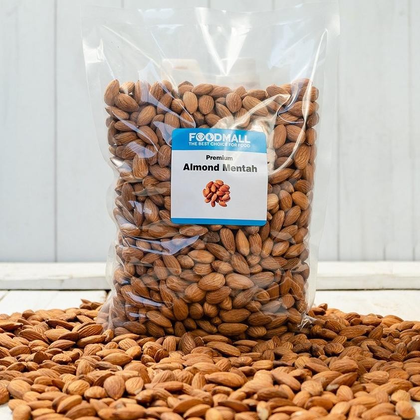 

Kacang Almond MENTAH 1 KG 1 KG RB10