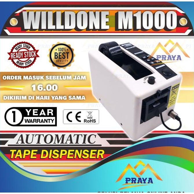 

Mesin Automatic Tape Dispenser M1000 Pemotong Selotip Otomatis Solasi Co
