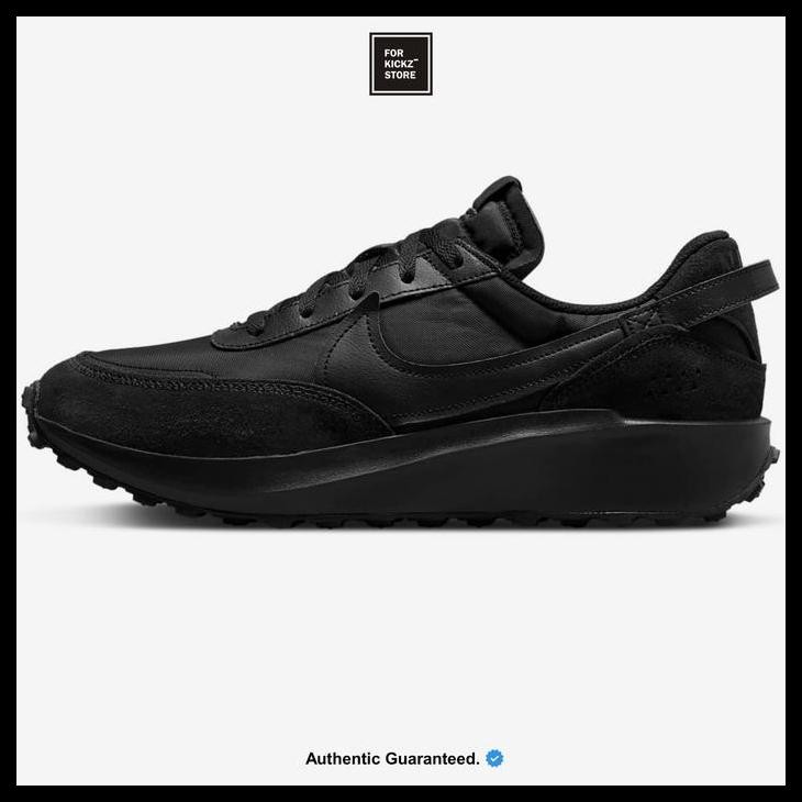 Nike Waffle Debut Triple Black Terlaris