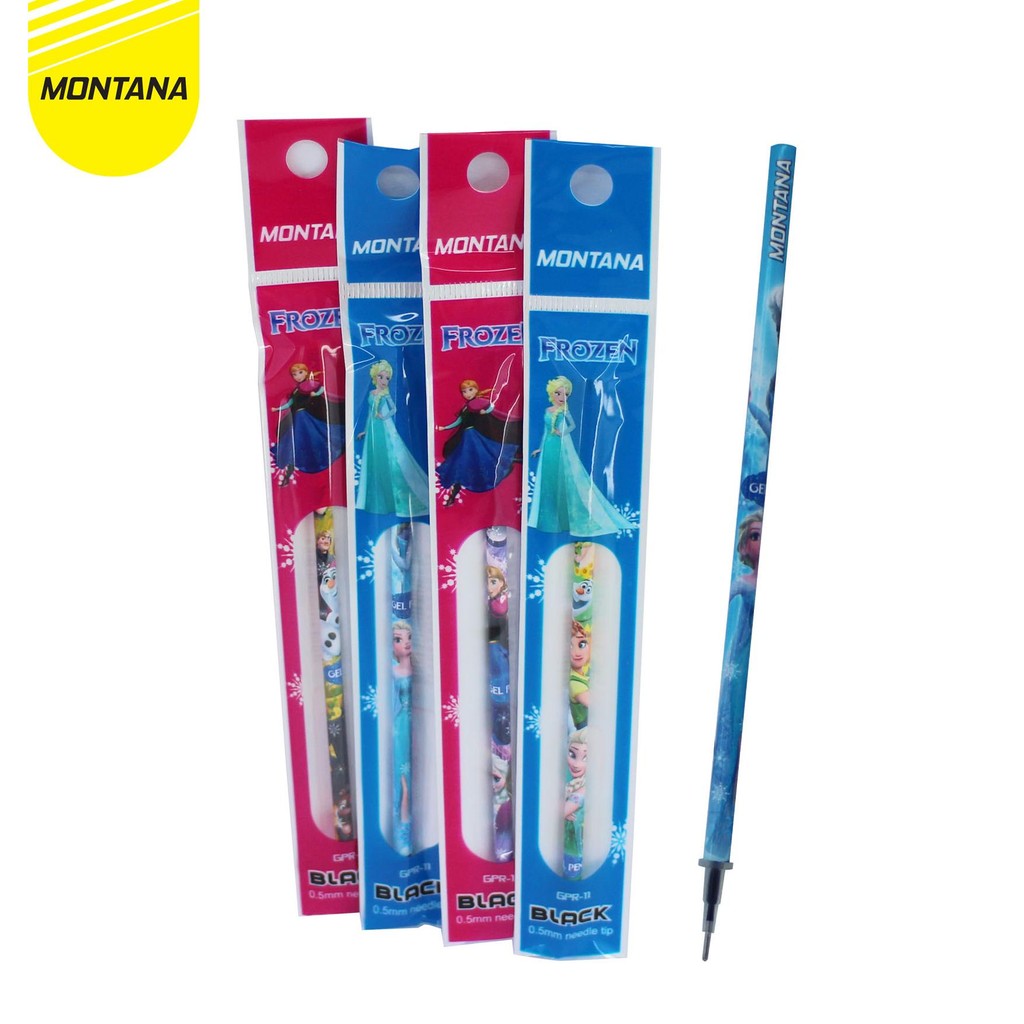 

MONTANA GEL PEN REFILL 0.5MM 1 BOX 24 SET ISI PULPEN GEL GPR-11PONY