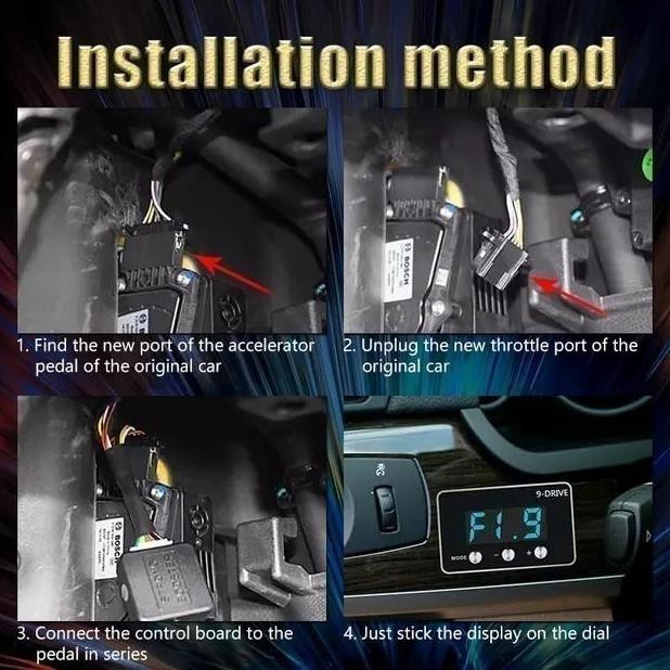 . 9 Drive Throttle Controller Toyota Innova 2004-2015 Piggyback 9Drive