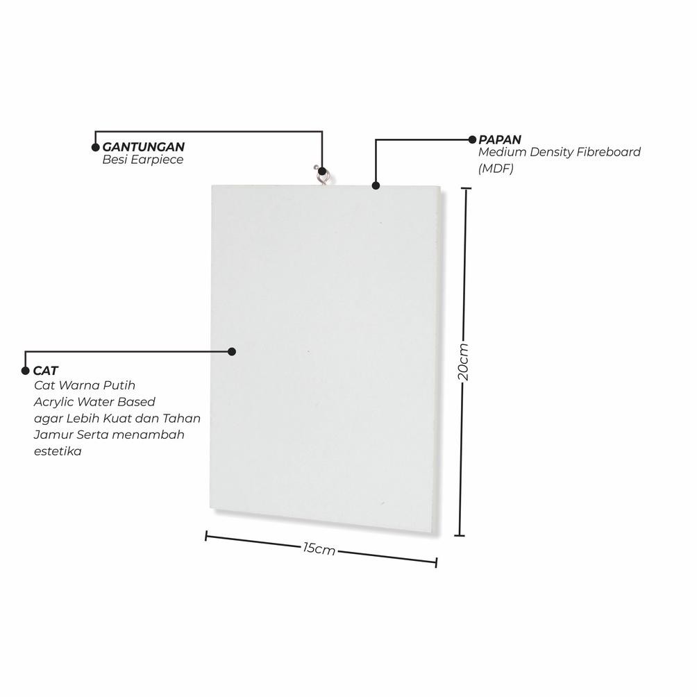 Special Wooden Projects Set Hiasan Dinding Pajangan Rumah Aesthetic Dekorasi Kamar Polaroid Tropical